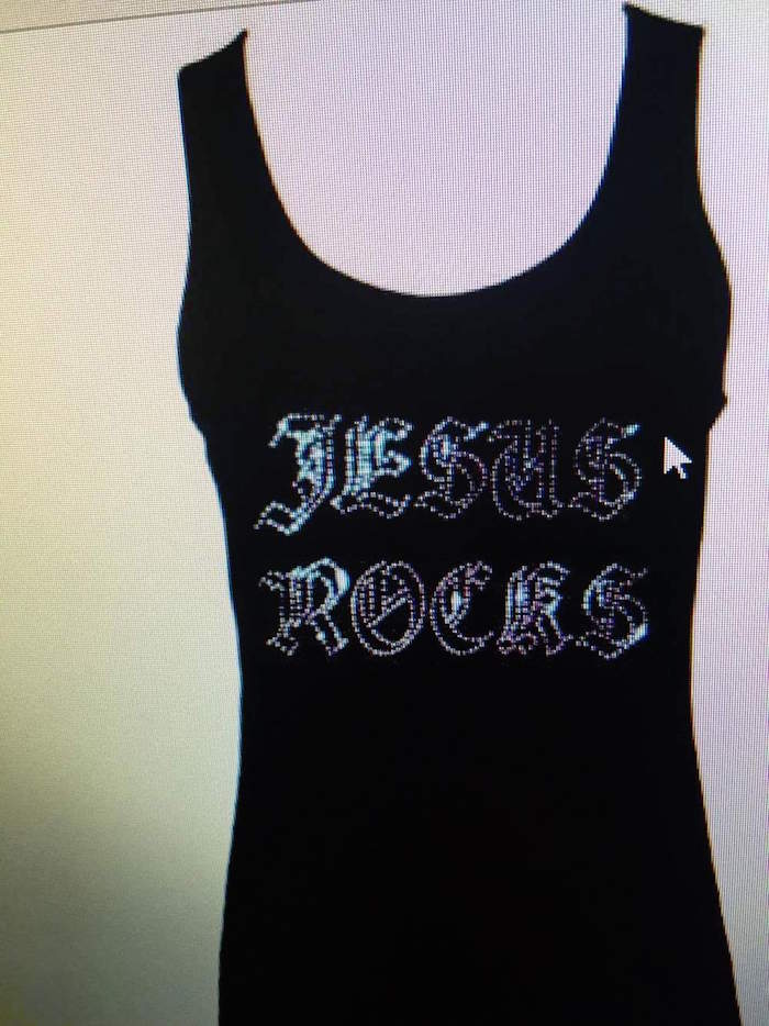 Jesus Rocks Tank