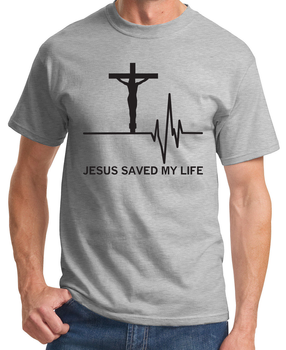 ﻿Jesus Saved My Life Tee