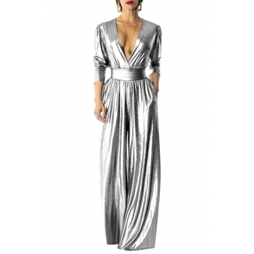 silver jumpsuit