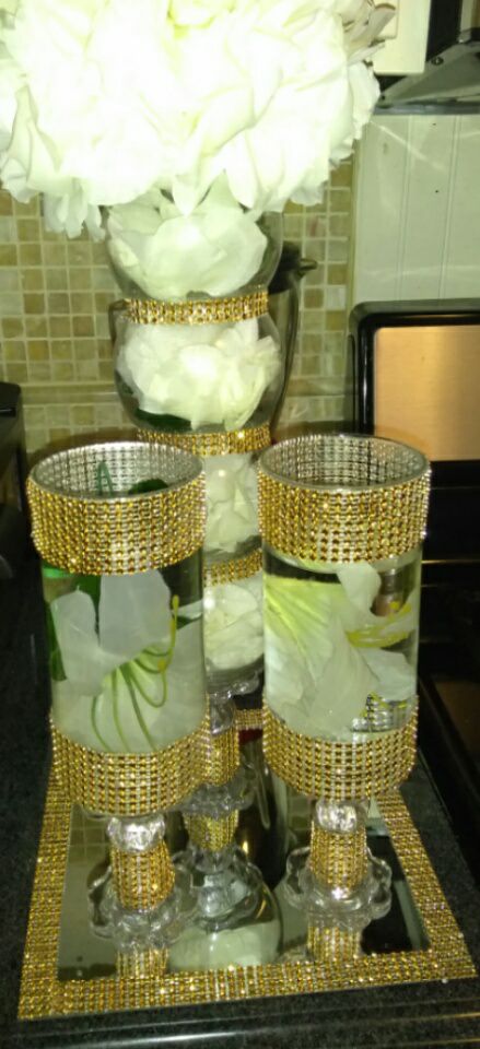 Gold Bling CenterPieces