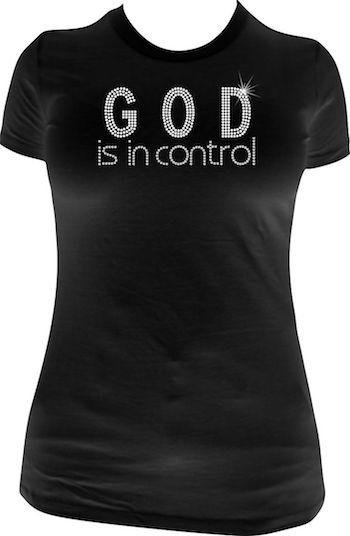 God is in Control Tee